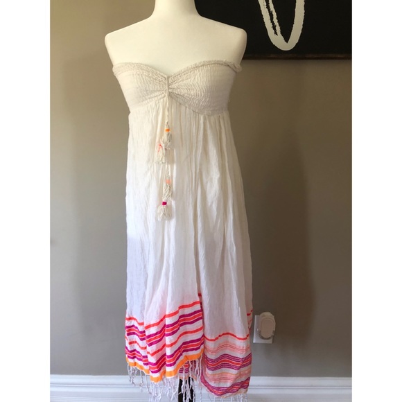 Free People Other - FREE PEOPLE tube top beach coverup